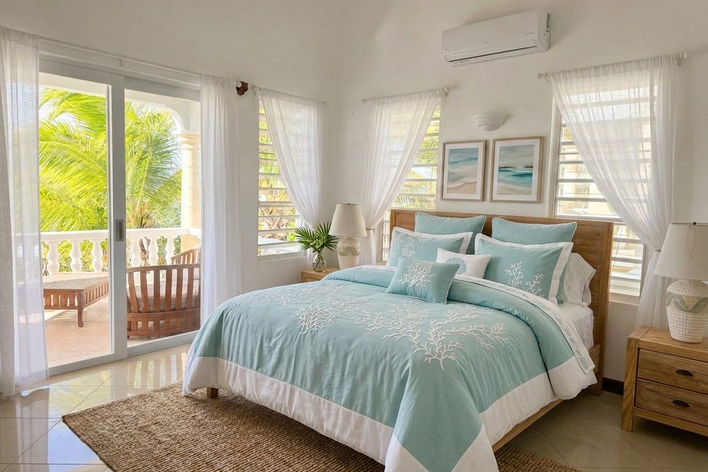 Five master suites