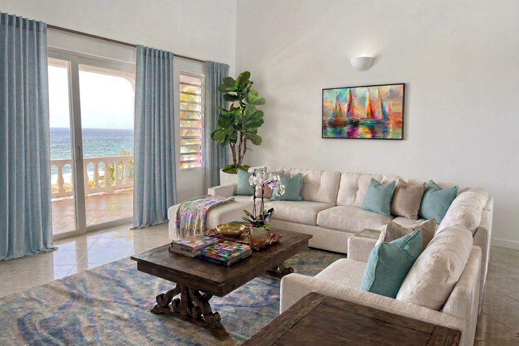 The grande living room